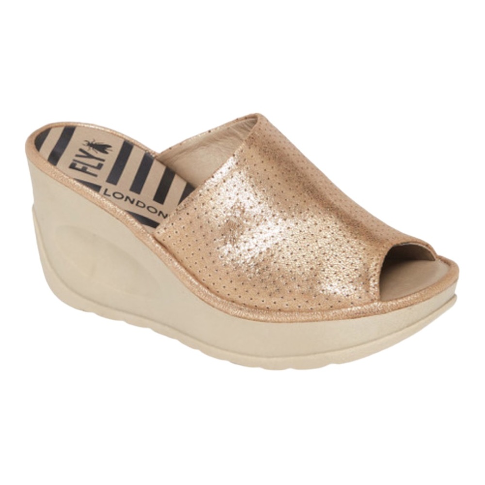 Fly London Javi  Wedge Sandal Luna Cool 38